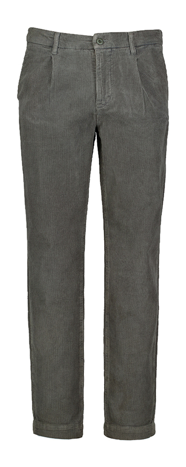 Grijz broek in ribfluweel Antwrp