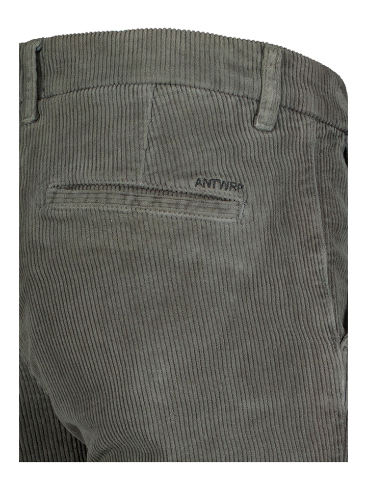 Grijz broek in ribfluweel Antwrp