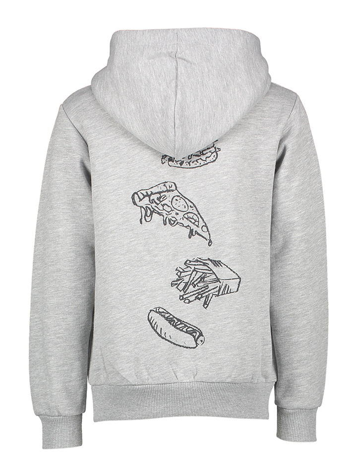 Grijze sweater met kap Antwrp 