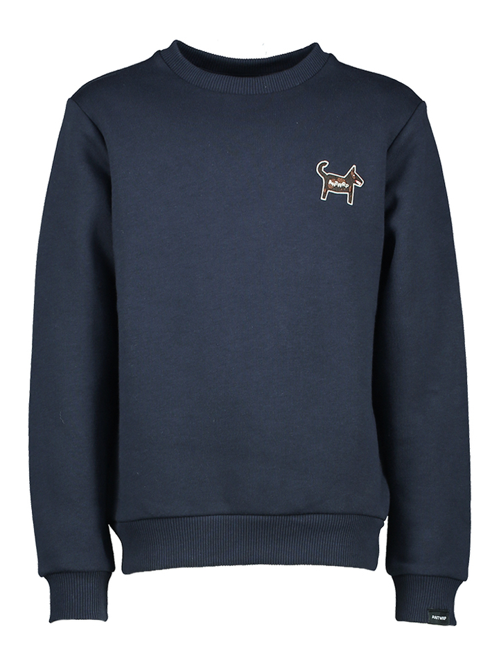 Blauwe katoenen sweater Antwrp