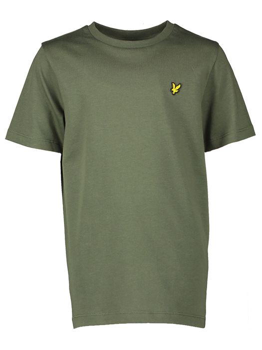 Kaki groene katoenen t-shirt Lyle&Scott