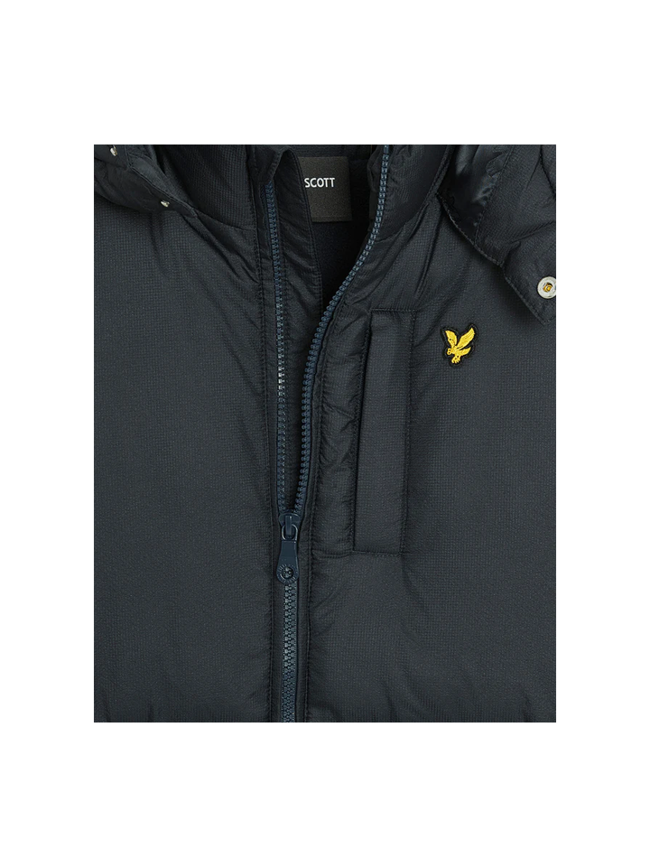 Donkerblauwe winterjas Lyle&Scott 