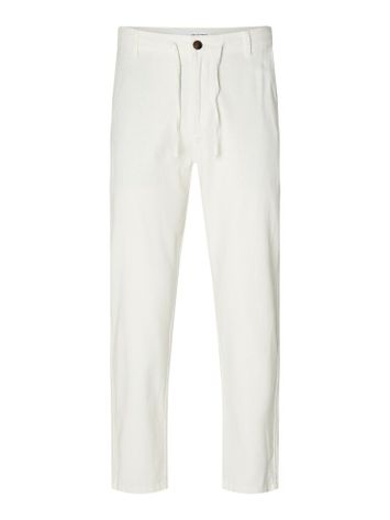 Witte linnen broek Selected 