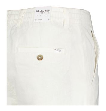 Witte linnen broek Selected 