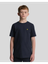 Donkerblauwe katoenen t-shirt met korte mouwen Lyle & Scott