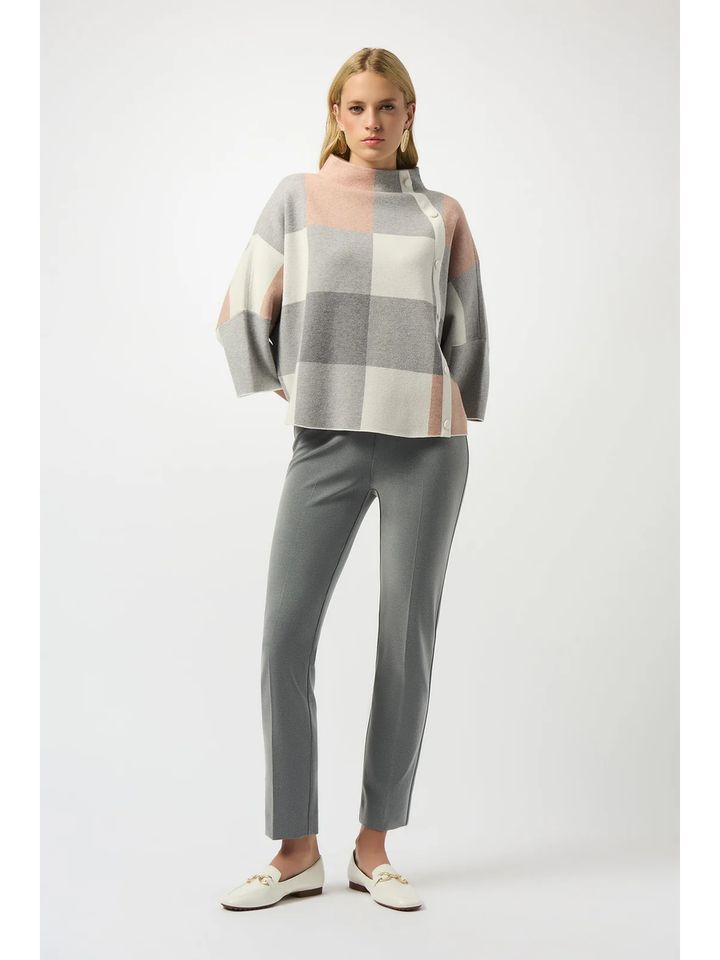 Roze trui met color blocking effect Joseph Ribkoff