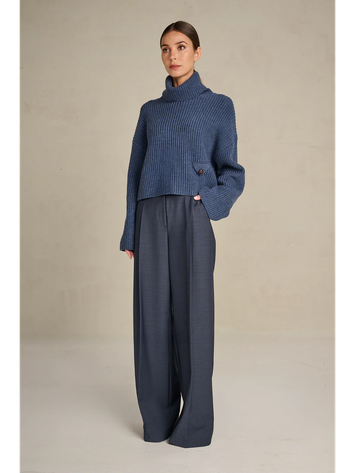 Cloudy blue lange broek Edith March 23