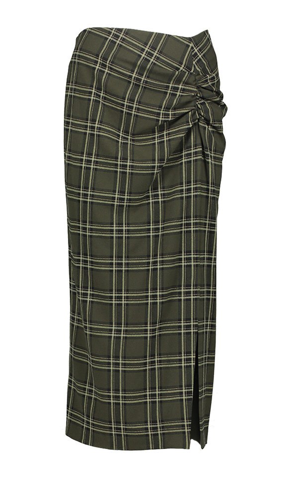 Groene rok in ruit motief Ciri March 23 