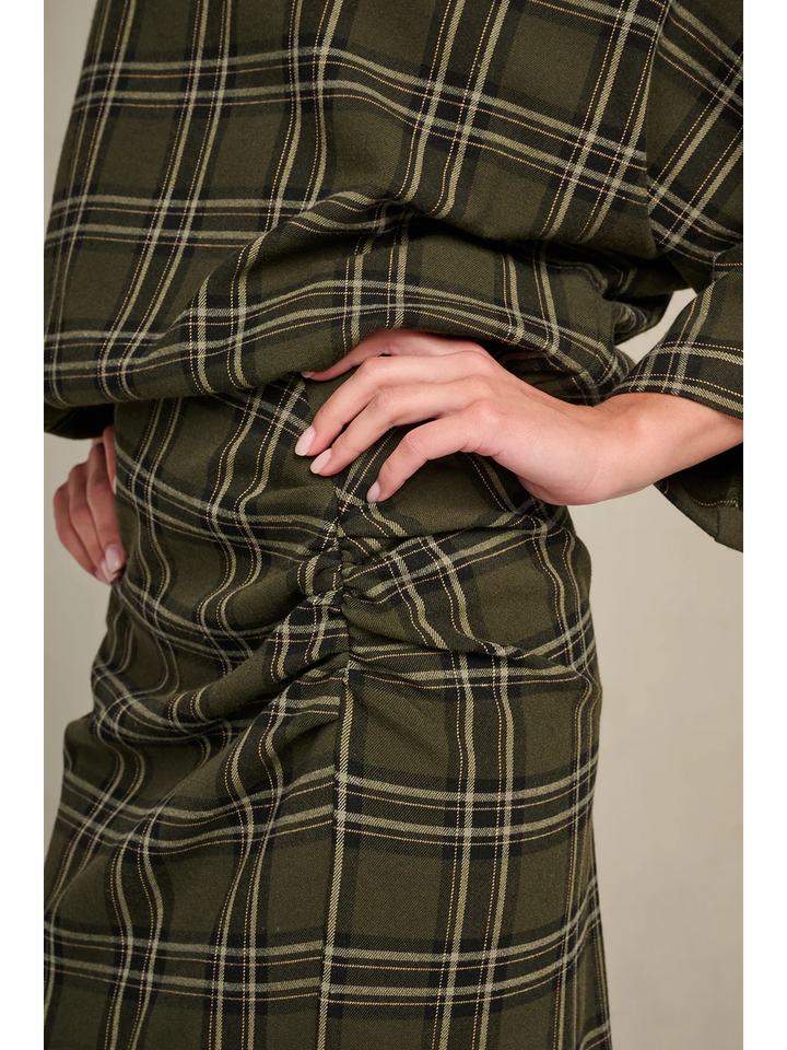 Groene rok in ruit motief Ciri March 23 