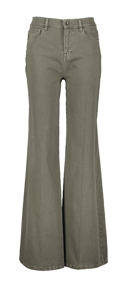 Faded green straight jeans Enrica March23