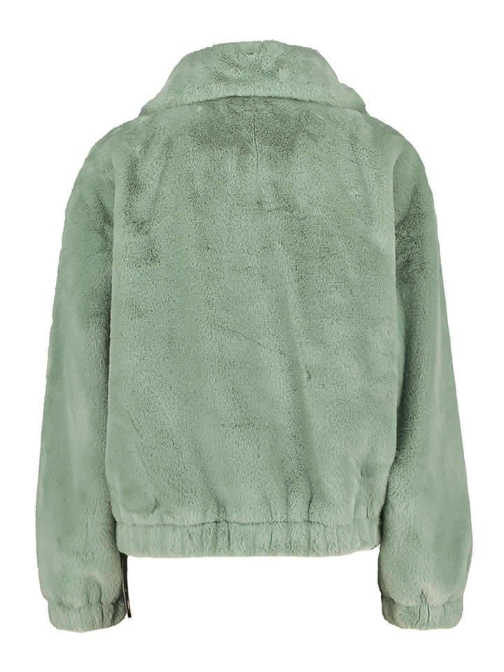 Groene jas in faux fur Reese Rock and Blue 