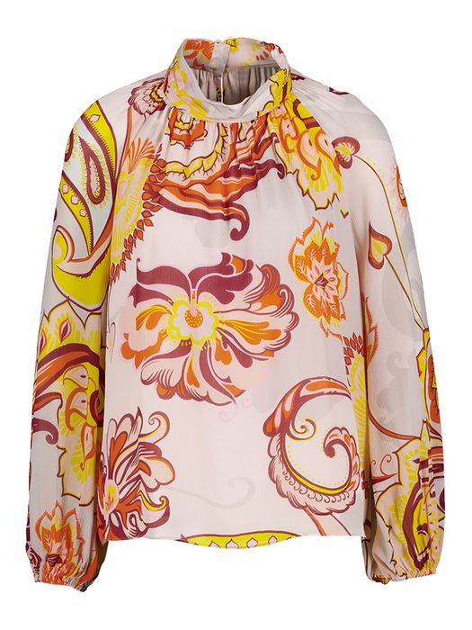 Multicolor blouse met bloemenprint Herzen's