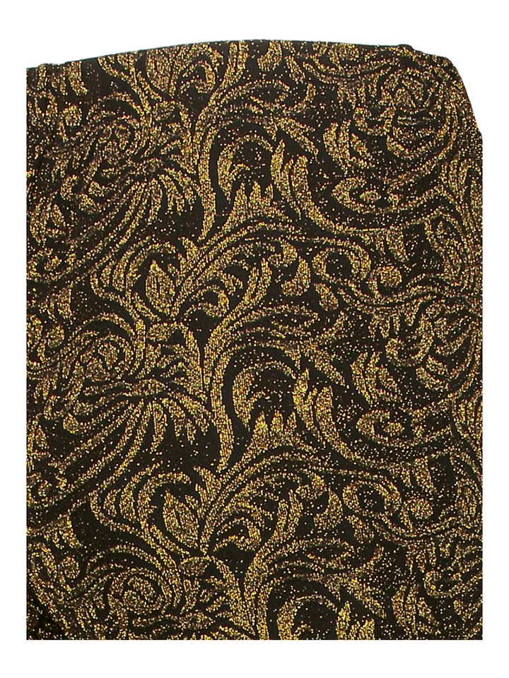Zwarte broek met gouden glitter print Stella Nova