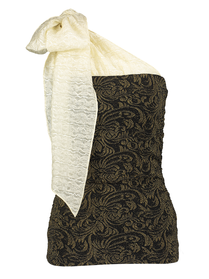 Print top met strik Stella Nova 