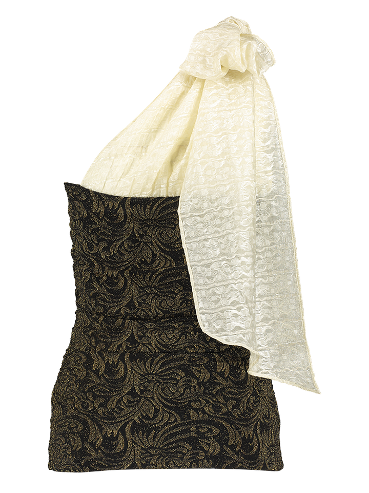 Print top met strik Stella Nova 