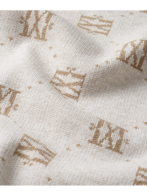 Beige trui met print Josh V