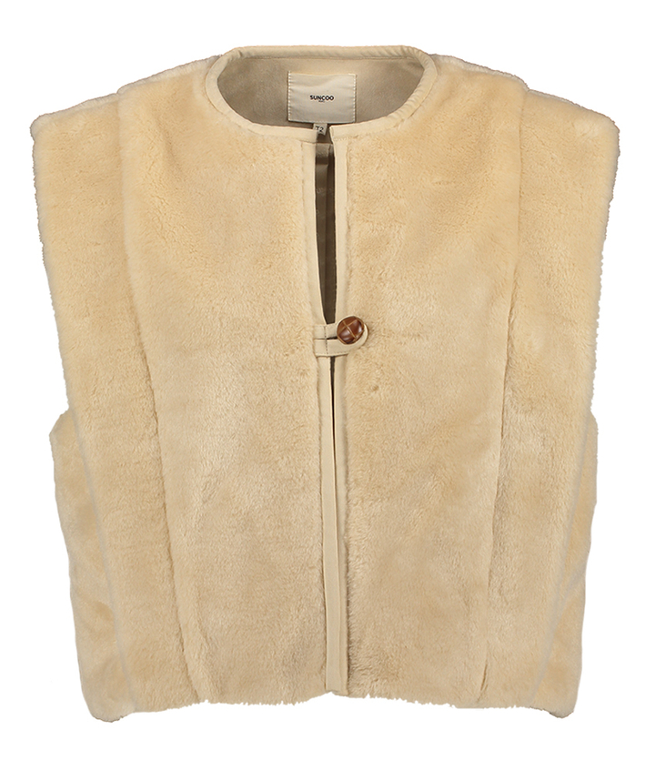 Beife fluffy bodywarmer Diego Suncoo