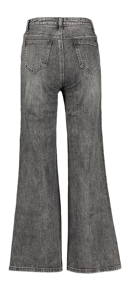 Donkergrijze flared jeans Rafi Suncoo