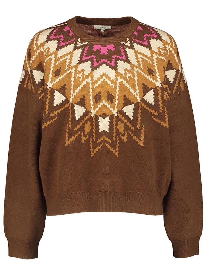 Roestkleurige trui Pavarel Suncoo 