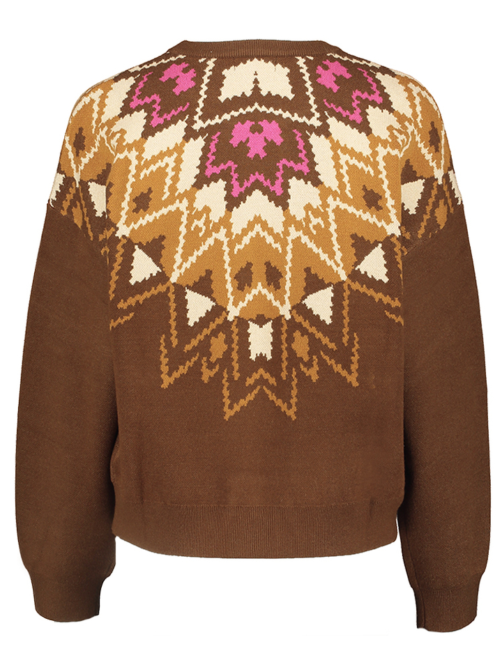 Roestkleurige trui Pavarel Suncoo 