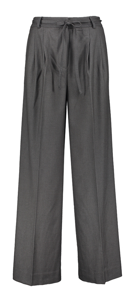 Midnight grey wijde broek Magnolia Witblack
