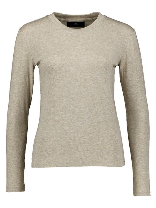 Beige t-shirt met lange mouwen Josefine Withblack