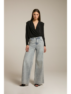 Light misty blue loos fit jeans Homage