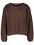 Donkerbruine sweater met ronde hals Homage