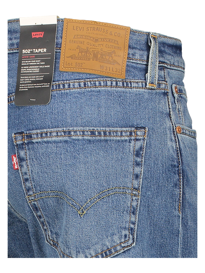 Blauwe tapered fit jeans 502 Levi's
