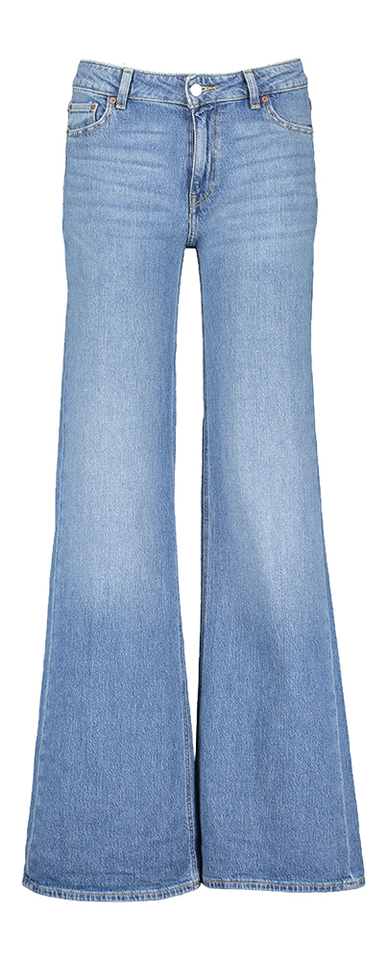 Blauwe flared jeans met hoge taille JJXX