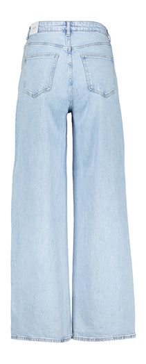 Licht blauwe wide fit jeans met hoge taille Vifreya Vila