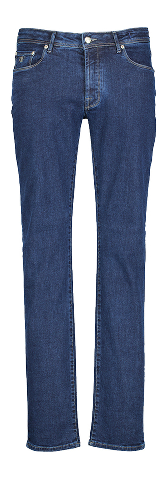 Donkerblauwe slim fit jeans Atelier Noterman 