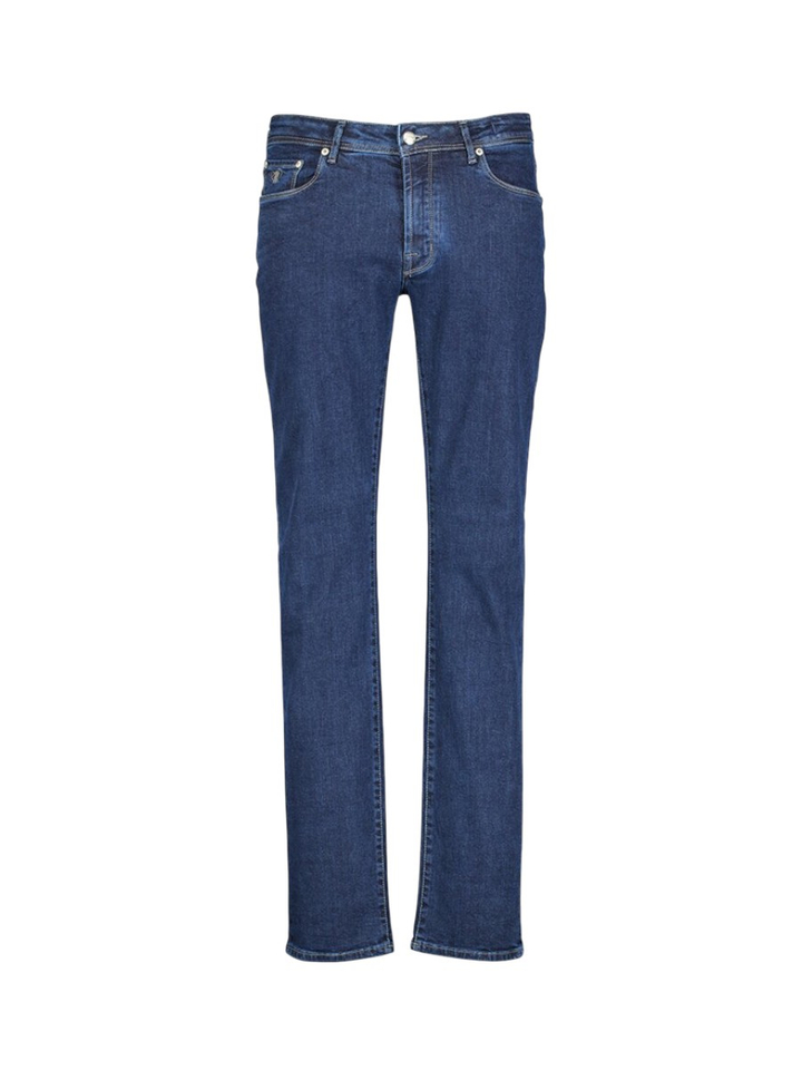Donkerblauwe slim fit jeans Atelier Noterman
