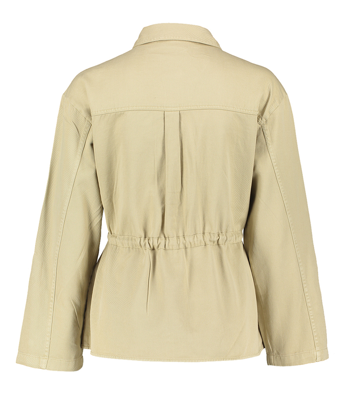 Beige vest met strop in de taille Vitilo Vila