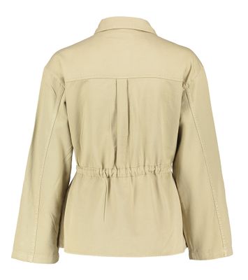 Beige vest met strop in de taille Vitilo Vila