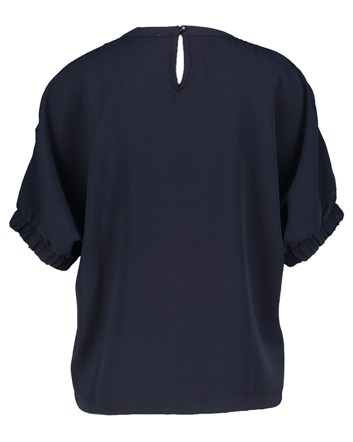 Donkerblauwe blouse Pom Bloes Lalotti