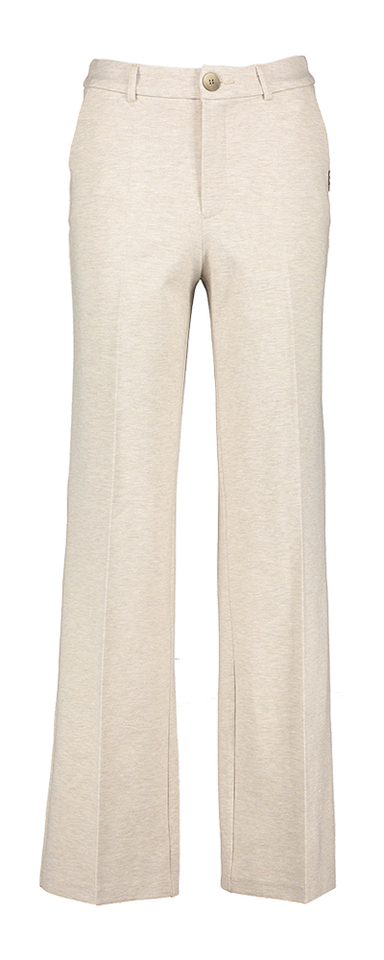 Beige wijde comfortabele broek Odelia Milano Lalotti 