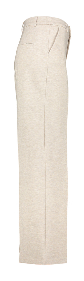 Beige wijde comfortabele broek Odelia Milano Lalotti 