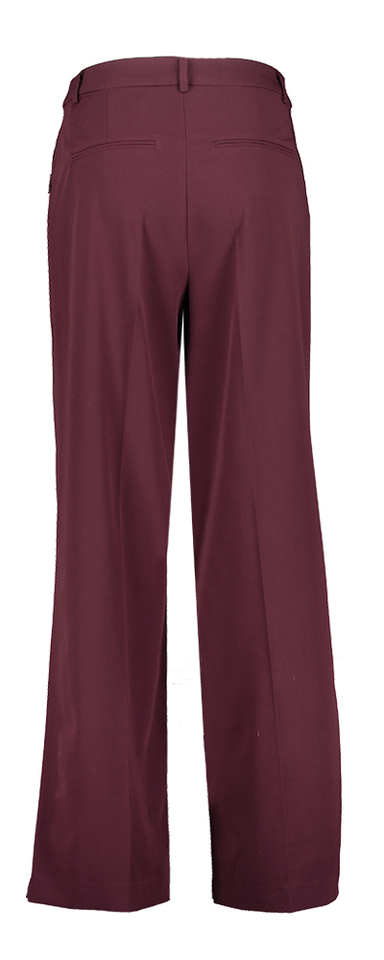 Bordeaux geklede broek met plooi Odar Pants Lalotti