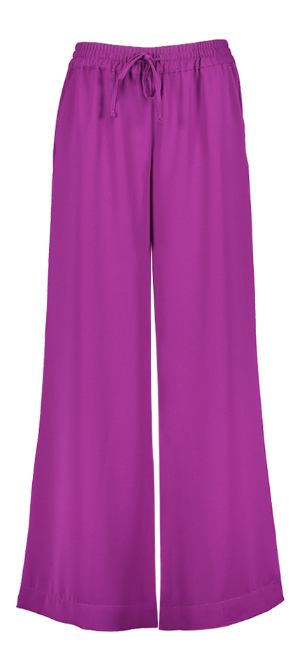 Paarsroze wijde broek Poppy Wide Lalotti