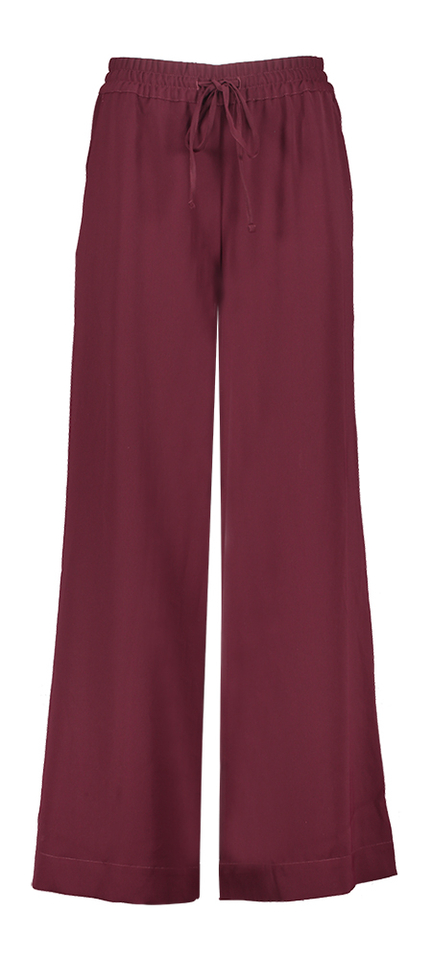 Bordeaux wijde broek Poppy Wide Lalotti
