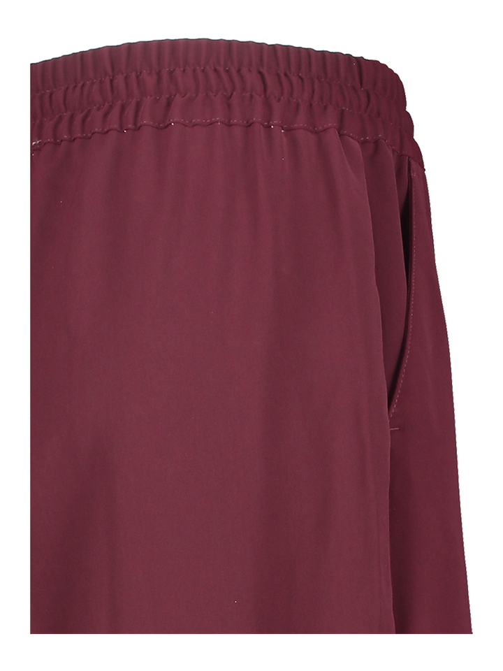 Bordeaux wijde broek Poppy Wide Lalotti