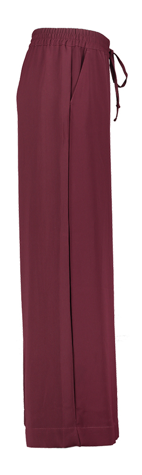 Bordeaux wijde broek Poppy Wide Lalotti