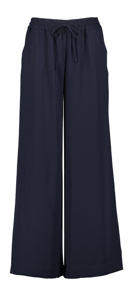 Donkerblauwe wijde broek Polly Wide Lalotti