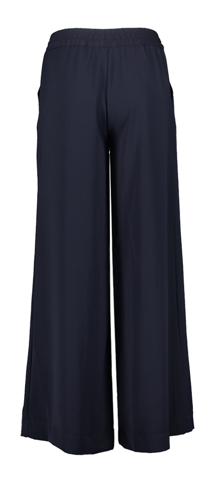 Donkerblauwe wijde broek Polly Wide Lalotti