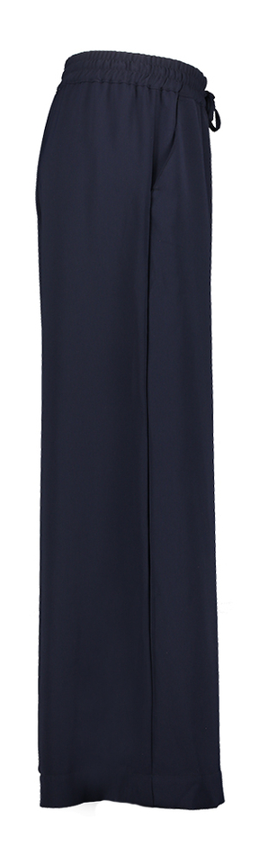 Donkerblauwe wijde broek Polly Wide Lalotti