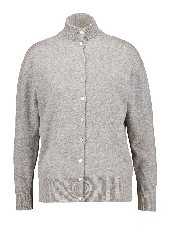 Grijze cardigan met knopen Sofia Lalotti 