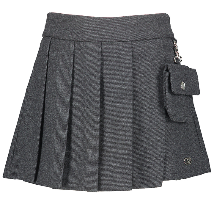 Donkergrijze broekrok met sleutelhangertasje Liu Jo