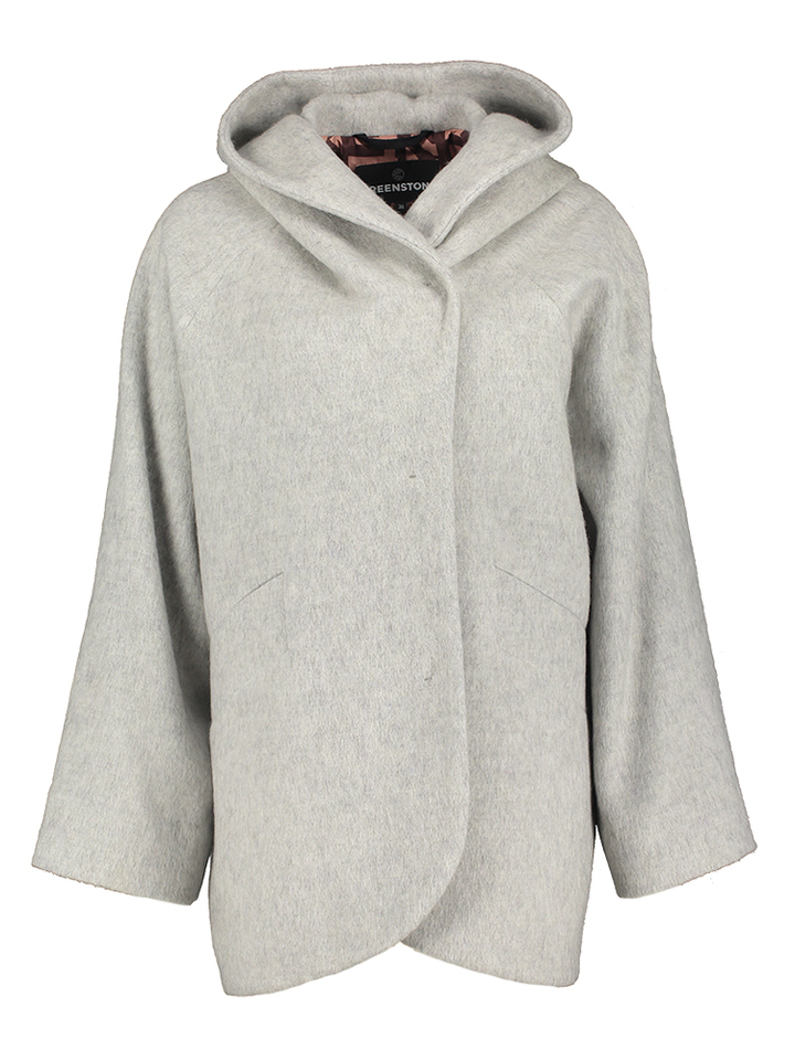 Grijze stijlvolle mantel Glenn Creenstone 