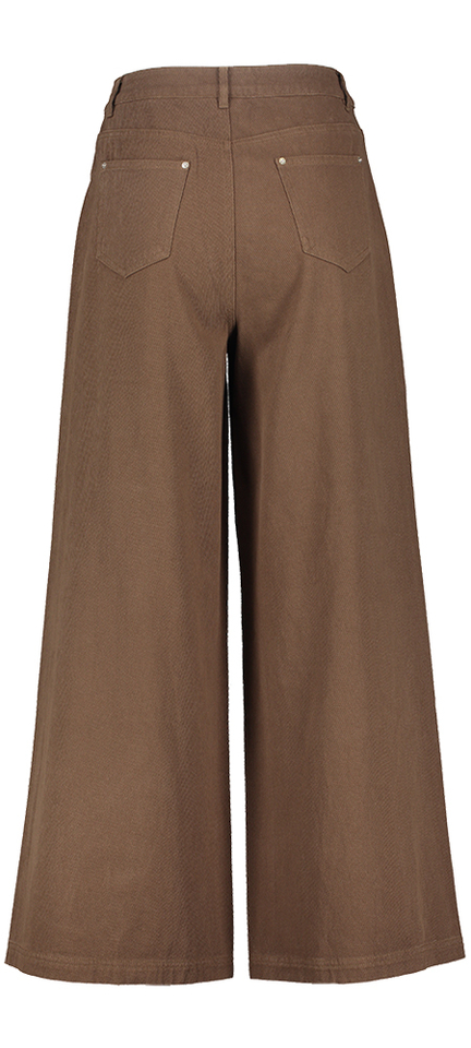 Donkerbruine ribfluwelen broek Reglise FRNCH